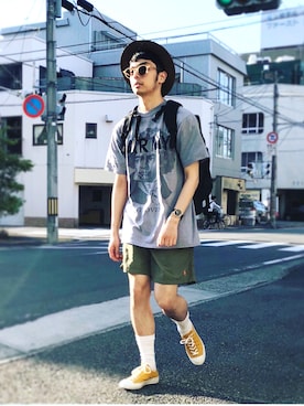 「RALPH LAUREN（ラルフ ローレン）のアイテム（その他パンツ）」を使った、yoheiさん（メンズ・175cm）の春コーディネート