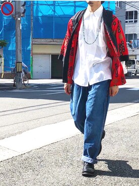 「Portaille(ポルタユ)のアイテム」を使った、yoheiさん(メンズ・175cm)の夏コーディネート