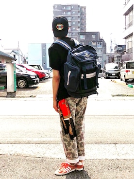「カモパン」｜yoheiさん（メンズ・175cm）の夏コーディネート