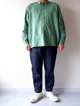 「weac.（ウィークス）のアイテム」を使った、yoheiさん（メンズ・175cm）の夏コーディネート