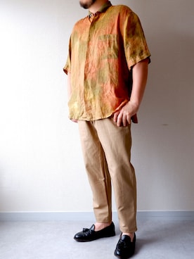 「weac.（ウィークス）のアイテム」を使った、yoheiさん（メンズ・175cm）の夏コーディネート