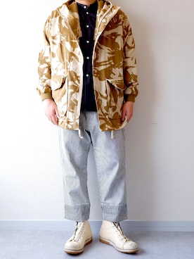 「weac.（ウィークス）のアイテム」を使った、yoheiさん（メンズ・175cm）の秋コーディネート