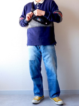 「masterkey（マスターキー）のアイテム（トップス）」を使った、yoheiさん（メンズ・175cm）の秋コーディネート