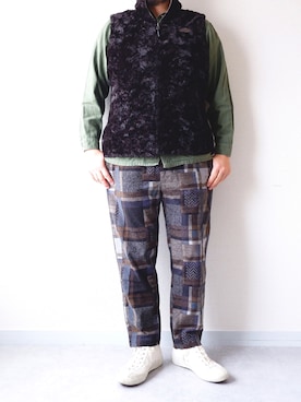 「weac.（ウィークス）のアイテム」を使った、yoheiさん（メンズ・175cm）の秋コーディネート