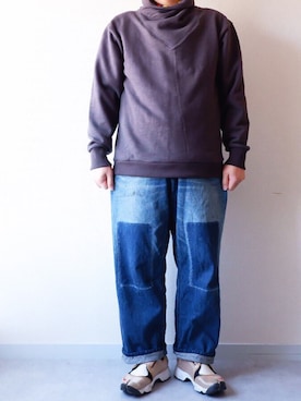 「アイテム（ゴールド系）」を使った、yoheiさん（メンズ・175cm）の秋コーディネート