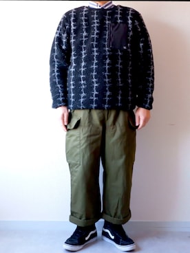 「weac.（ウィークス）のアイテム」を使った、yoheiさん（メンズ・175cm）の冬コーディネート