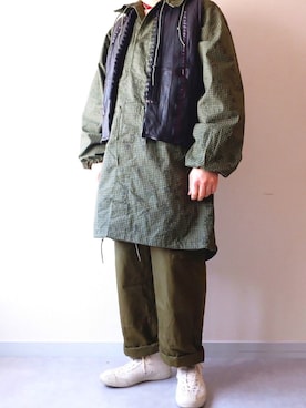 「オトナカジュアル」｜「アイテム（モッズコート）」を使った、yoheiさん（メンズ・175cm）の冬コーディネート