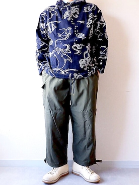 「Portaille(ポルタユ)のアイテム」を使った、yoheiさん(メンズ・175cm)の冬コーディネート