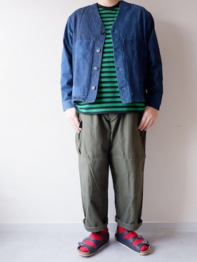 「MADE by sunny side up（サニーサイドアップ）のアイテム」を使った、yoheiさん（メンズ・175cm）の冬コーディネート