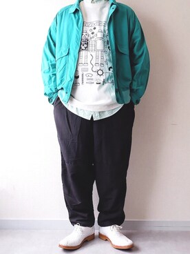 「バーバリー」｜「アイテム（ブルゾン）」を使った、yoheiさん（メンズ・175cm）の冬コーディネート