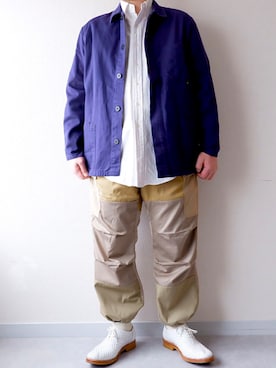 「JUCO.（ジュコ）のアイテム」を使った、yoheiさん（メンズ・175cm）の春コーディネート