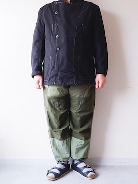 「Nasngwam（ナスングワム）のアイテム」を使った、yoheiさん（メンズ・175cm）の春コーディネート