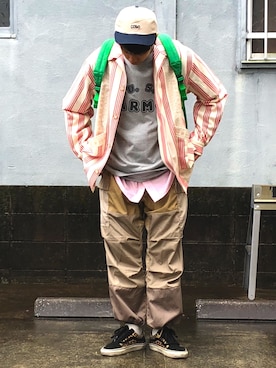「masterkey（マスターキー）のアイテム」を使った、yoheiさん（メンズ・175cm）の春コーディネート