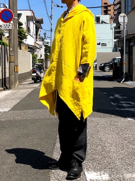 「Portaille(ポルタユ)のアイテム」を使った、yoheiさん(メンズ・175cm)の春コーディネート