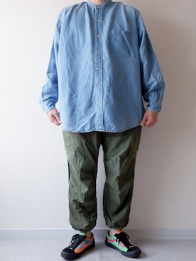 「Nasngwam（ナスングワム）のアイテム」を使った、yoheiさん（メンズ・175cm）の夏コーディネート