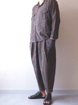 「Portaille(ポルタユ)のアイテム」を使った、yoheiさん(メンズ・175cm)の夏コーディネート