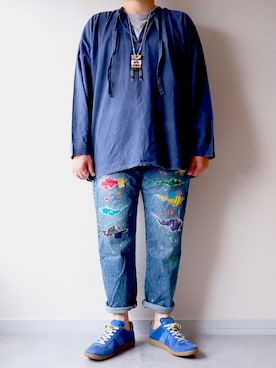 「MARTIN MARGIELA（マルタンマルジェラ）のアイテム」を使った、yoheiさん（メンズ・175cm）の夏コーディネート