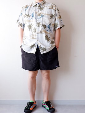 「パタゴニア」｜yoheiさん（メンズ・175cm）の夏コーディネート