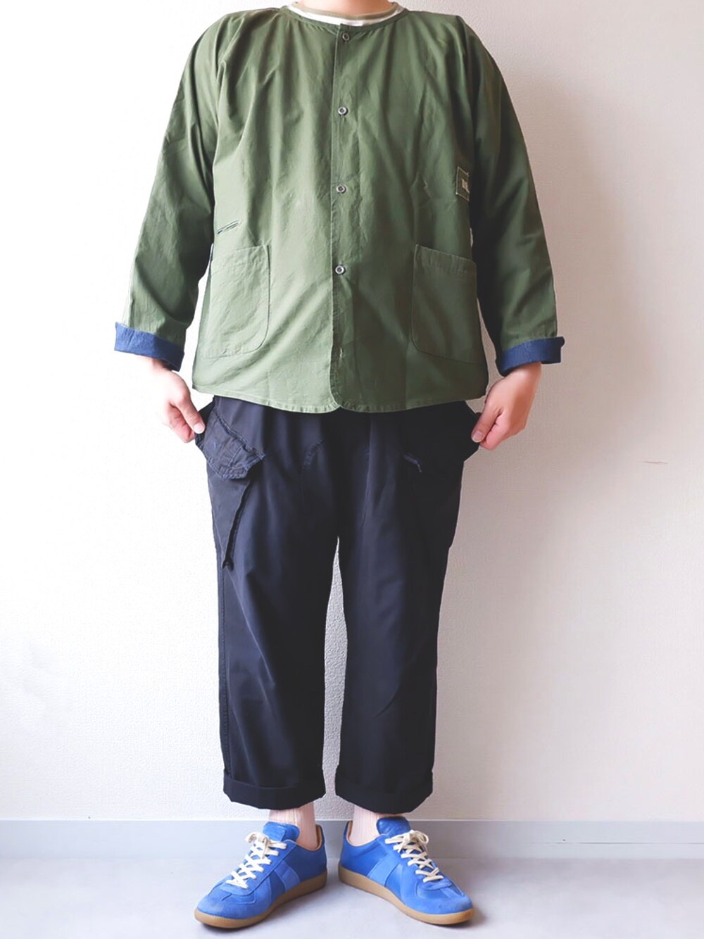 yoheiさんの（ROYAL NAVY combat trousers）を使ったコーディネート