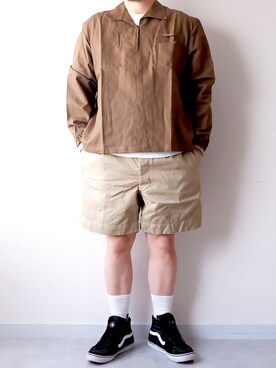 「AlexanderLeeChang（アレキサンダーリーチャン）のアイテム（スニーカー）」を使った、yoheiさん（メンズ・175cm）の夏コーディネート