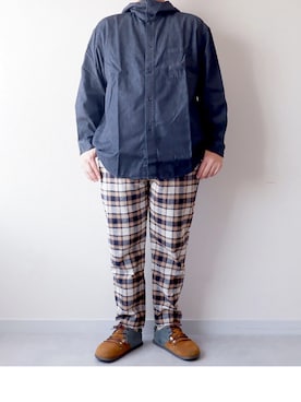 「weac.（ウィークス）のアイテム」を使った、yoheiさん（メンズ・175cm）の秋コーディネート