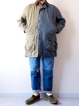 「MADE by sunny side up（サニーサイドアップ）のアイテム」を使った、yoheiさん（メンズ・175cm）の秋コーディネート