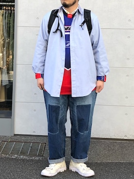 「MADE by sunny side up（サニーサイドアップ）のアイテム」を使った、yoheiさん（メンズ・175cm）の春コーディネート