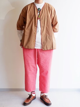 「TIGRE BROCANTE（ティグルブロカンテ）のアイテム」を使った、yoheiさん（メンズ・175cm）の春コーディネート