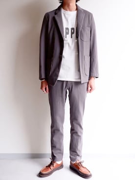 「Jackman（ジャックマン）のアイテム（ジャケット/アウター）」を使った、yoheiさん（メンズ・175cm）の春コーディネート