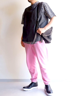 「TIGRE BROCANTE（ティグルブロカンテ）のアイテム」を使った、yoheiさん（メンズ・175cm）の夏コーディネート