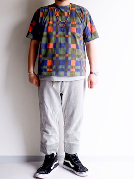 「AlexanderLeeChang（アレキサンダーリーチャン）のアイテム」を使った、yoheiさん（メンズ・175cm）の夏コーディネート