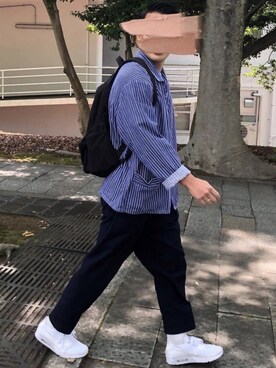 「古着のアイテム（シャツ/ブラウス、その他）」を使った、身につけてなんぼさん（メンズ・170cm）の夏コーディネート