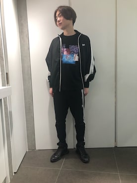 「L.H.P（エルエイチピー）のアイテム（トップス）」を使った、ハヤカワカイさん（メンズ・175cm）の春コーディネート