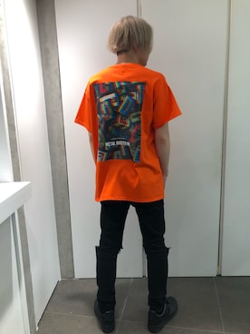 「L.H.P（エルエイチピー）のアイテム（トップス）」を使った、ハヤカワカイさん（メンズ・175cm）の春コーディネート