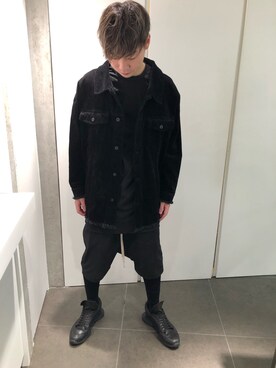 「DANKE SCHON（ダンケシェーン）のアイテム（ブルゾン）」を使った、ハヤカワカイさん（メンズ・173cm）の秋コーディネート