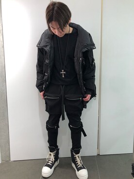 「DANKE SCHON（ダンケシェーン）のアイテム（ブルゾン）」を使った、ハヤカワカイさん（メンズ・173cm）の秋コーディネート