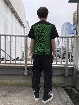 「PLEASURES（プレジャー）のアイテム（トップス）」を使った、ハヤカワカイさん（メンズ・173cm）の冬コーディネート