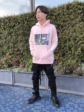 「L.H.P（エルエイチピー）のアイテム（トップス）」を使った、ハヤカワカイさん（メンズ・173cm）の冬コーディネート