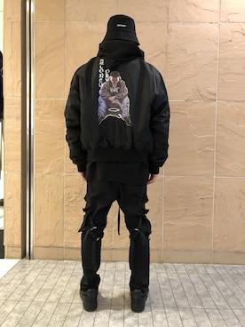 「LONELY/論理（ロンリー）のアイテム」を使った、ハヤカワカイさん（メンズ・173cm）の冬コーディネート
