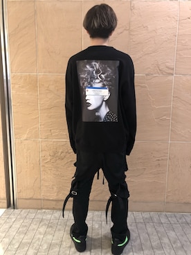 「L.H.P Private Brand（エルエイチピープライベートブランド）のアイテム」を使った、ハヤカワカイさん（メンズ・173cm）の冬コーディネート