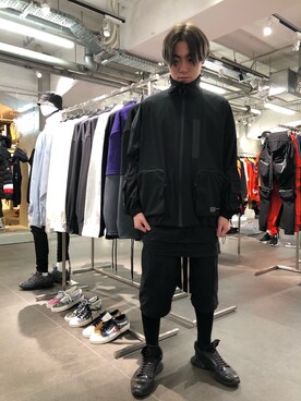 「DANKE SCHON（ダンケシェーン）のアイテム（ブルゾン）」を使った、ハヤカワカイさん（メンズ・173cm）の冬コーディネート
