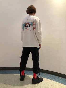 「L.H.P Private Brand（エルエイチピープライベートブランド）のアイテム」を使った、ハヤカワカイさん（メンズ・173cm）の夏コーディネート