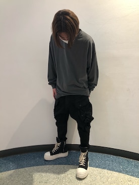 「DANKE SCHON（ダンケシェーン）のアイテム（トップス）」を使った、ハヤカワカイさん（メンズ・173cm）の秋コーディネート