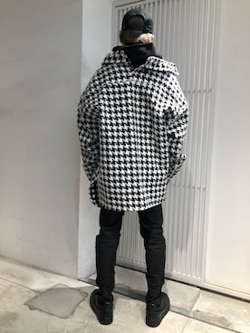 「DANKE SCHON（ダンケシェーン）のアイテム（トップス）」を使った、ハヤカワカイさん（メンズ・173cm）の秋コーディネート