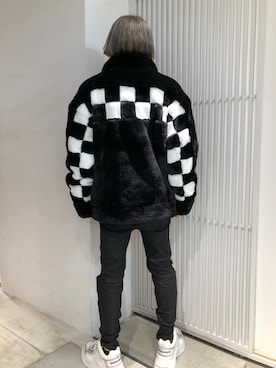「DANKE SCHON（ダンケシェーン）のアイテム（ジャケット/アウター）」を使った、ハヤカワカイさん（メンズ・173cm）の秋コーディネート