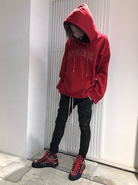 「ADD SEOUL（エーディーディーソウル）のアイテム」を使った、ハヤカワカイさん（メンズ・173cm）の冬コーディネート