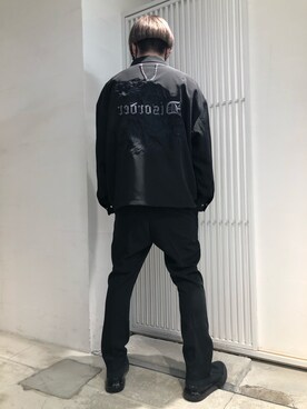 「DANKE SCHON（ダンケシェーン）のアイテム（ブルゾン）」を使った、ハヤカワカイさん（メンズ・173cm）の冬コーディネート