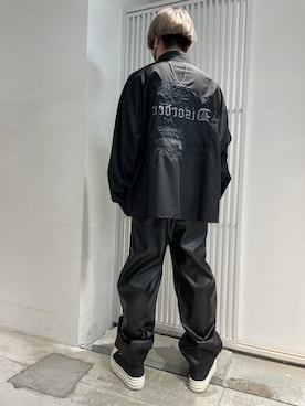 「DANKE SCHON（ダンケシェーン）のアイテム（スラックス）」を使った、ハヤカワカイさん（メンズ・173cm）の冬コーディネート