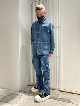 「L.H.P Private Brand（エルエイチピープライベートブランド）のアイテム」を使った、ハヤカワカイさん（メンズ・173cm）の春コーディネート