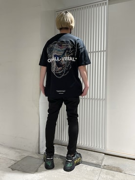 「L.H.P（エルエイチピー）のアイテム（シューズ）」を使った、ハヤカワカイさん（メンズ・173cm）の春コーディネート